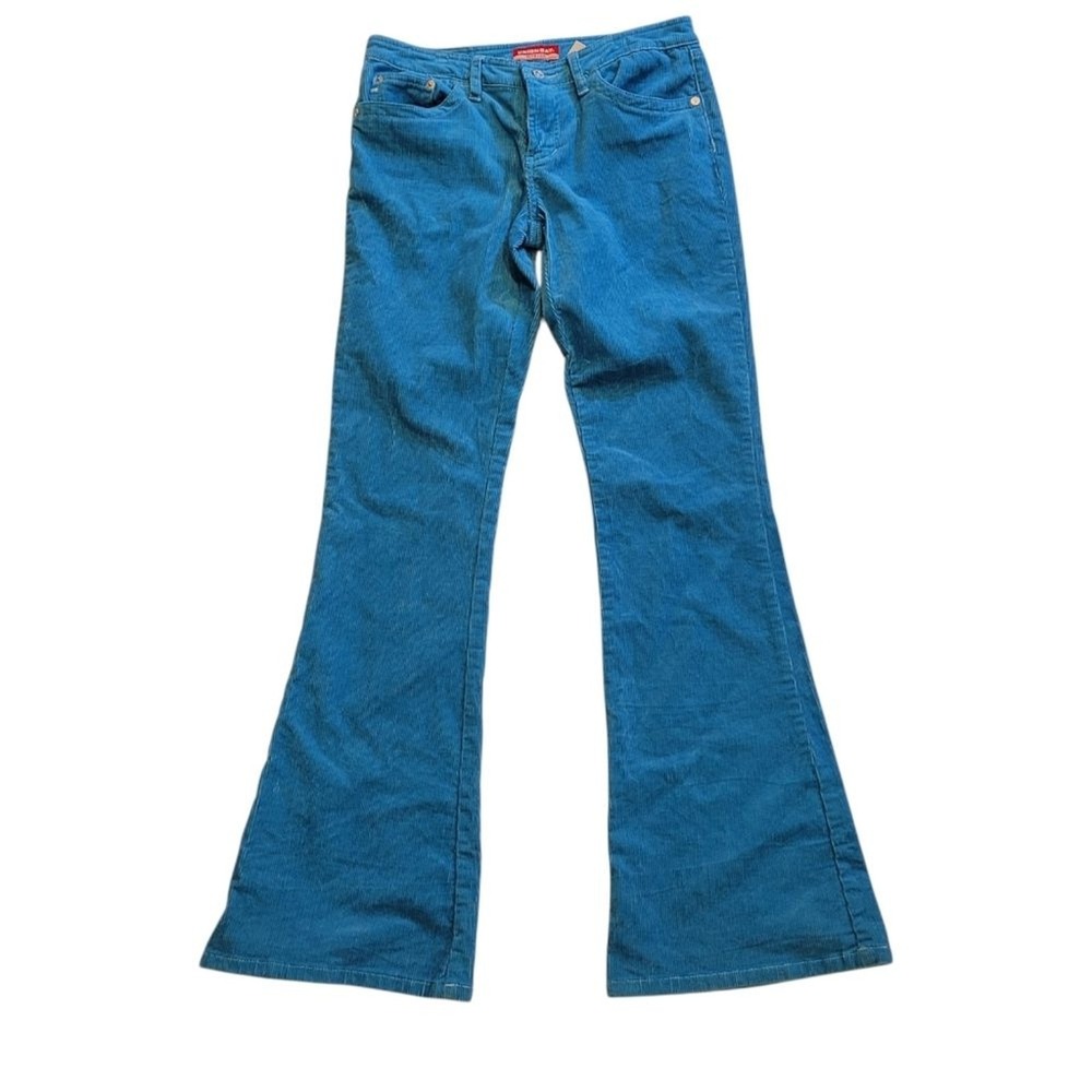 Y2K Vintage Unionbay Low Rise Corduroy Flares‎ Indie Rare Color Juniors 9 - Picture 5 of 6